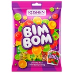 Roshen Bim-Bom Caramel Candy with Fruit-Berry Filling 200g