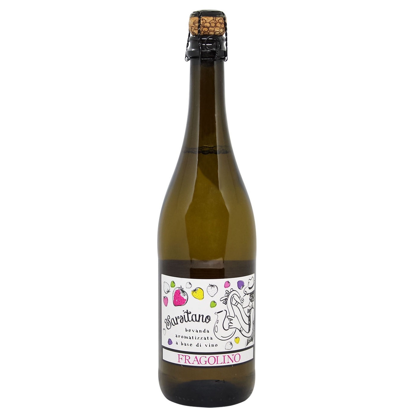 

Вино игристое Sarsitano Fragolino Bianco 7.5% 0,75л