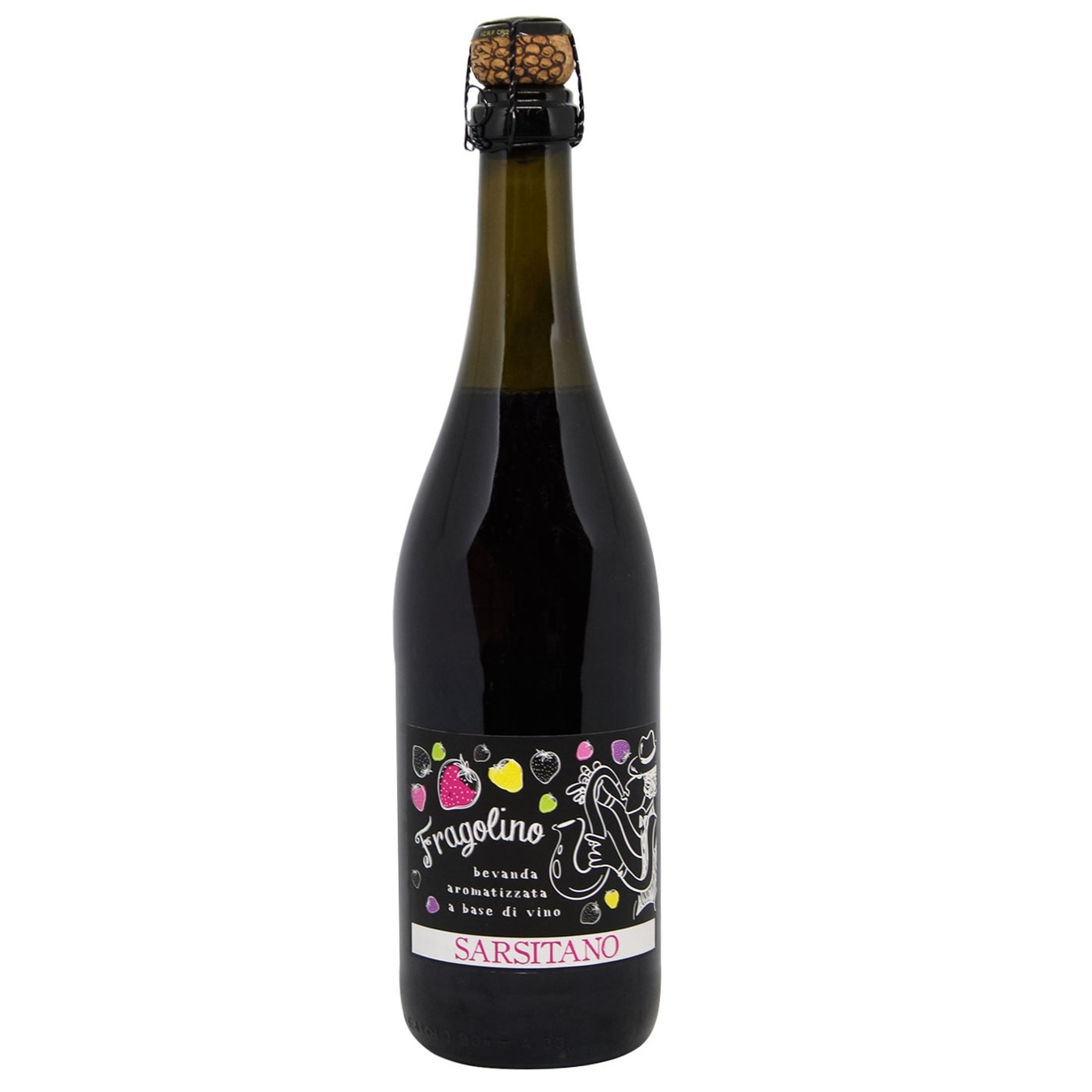 

Вино игристое Sarsitano Fragolino Rosso 7.5% 0,75л