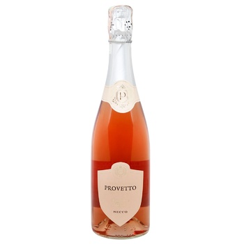 Provetto Rose Dry Sparkling Wine 10.5% 0.75l - buy, prices for METRO - photo 1