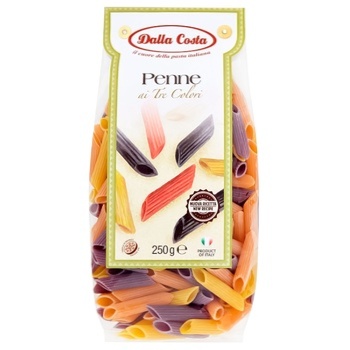 Della Costa Colored Penne Pasta 250g - buy, prices for Vostorg - photo 1