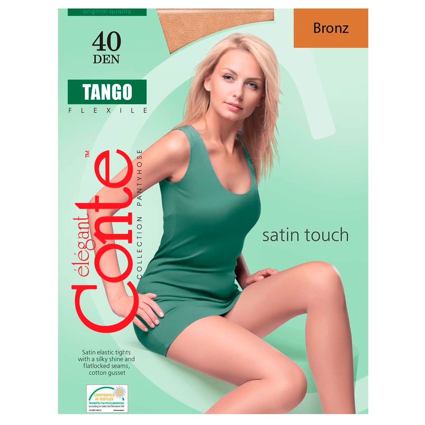 

Колготы женские Conte Tango 40ден р.3 Bronz