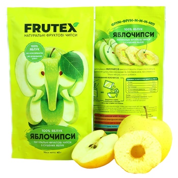 Frutex Yablochipsy Apple Chips 35g - buy, prices for NOVUS - photo 2