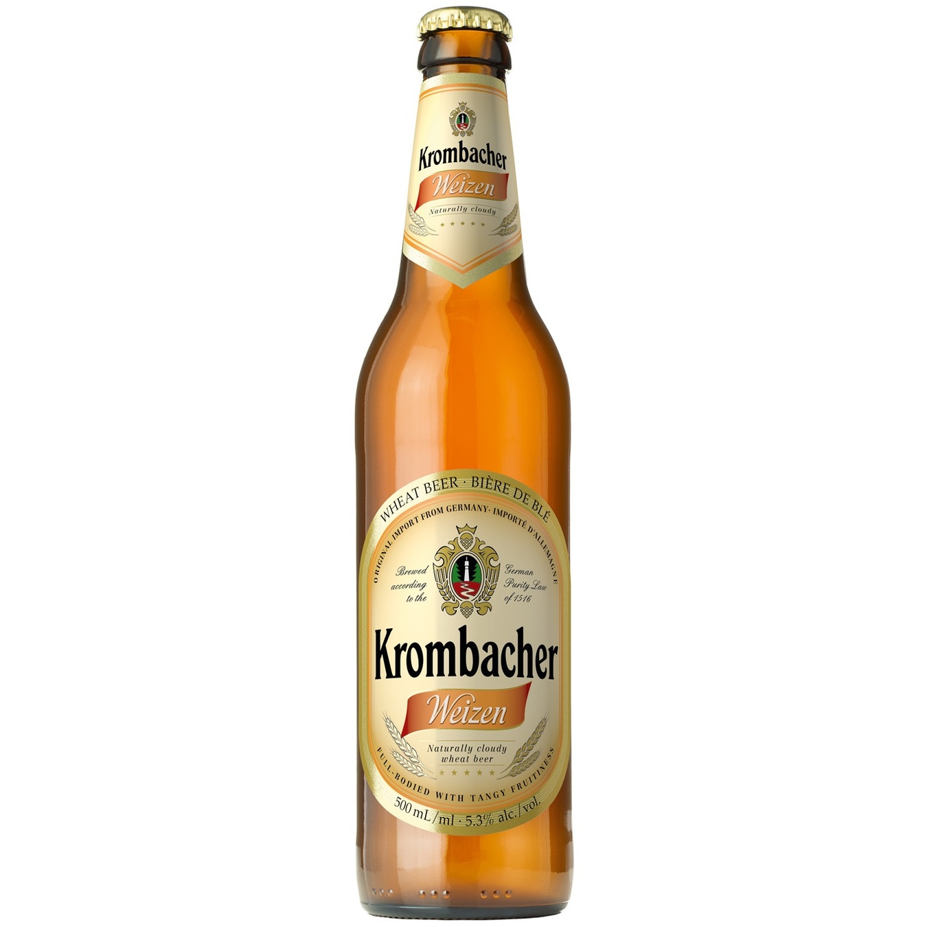 

Пиво Krombacher Weizen светлое 5.3% 0.5л