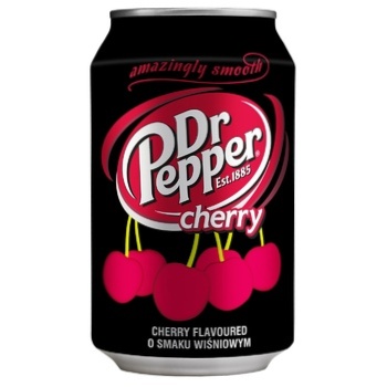 Dr. Pepper Cherry Carbonated Drink 0.33l - buy, prices for Auchan - photo 1