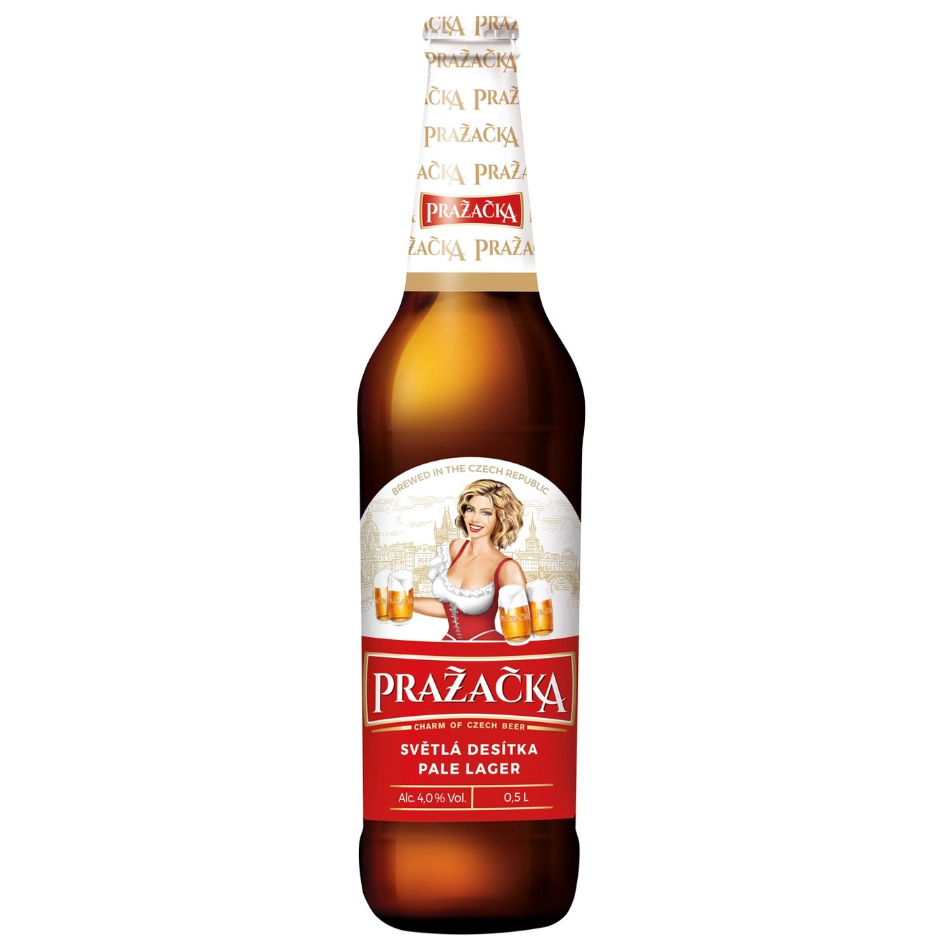 

Пиво Prazecka светлое 4% 0,5л