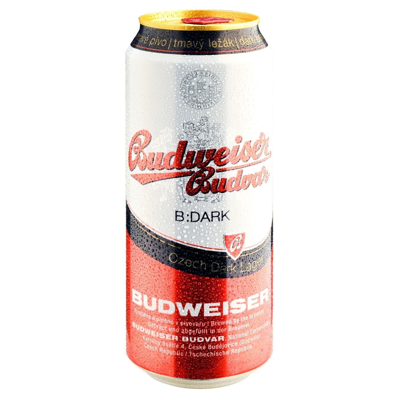 

Пиво Budweiser Budvar 4.7% темное ж/б 0,5л