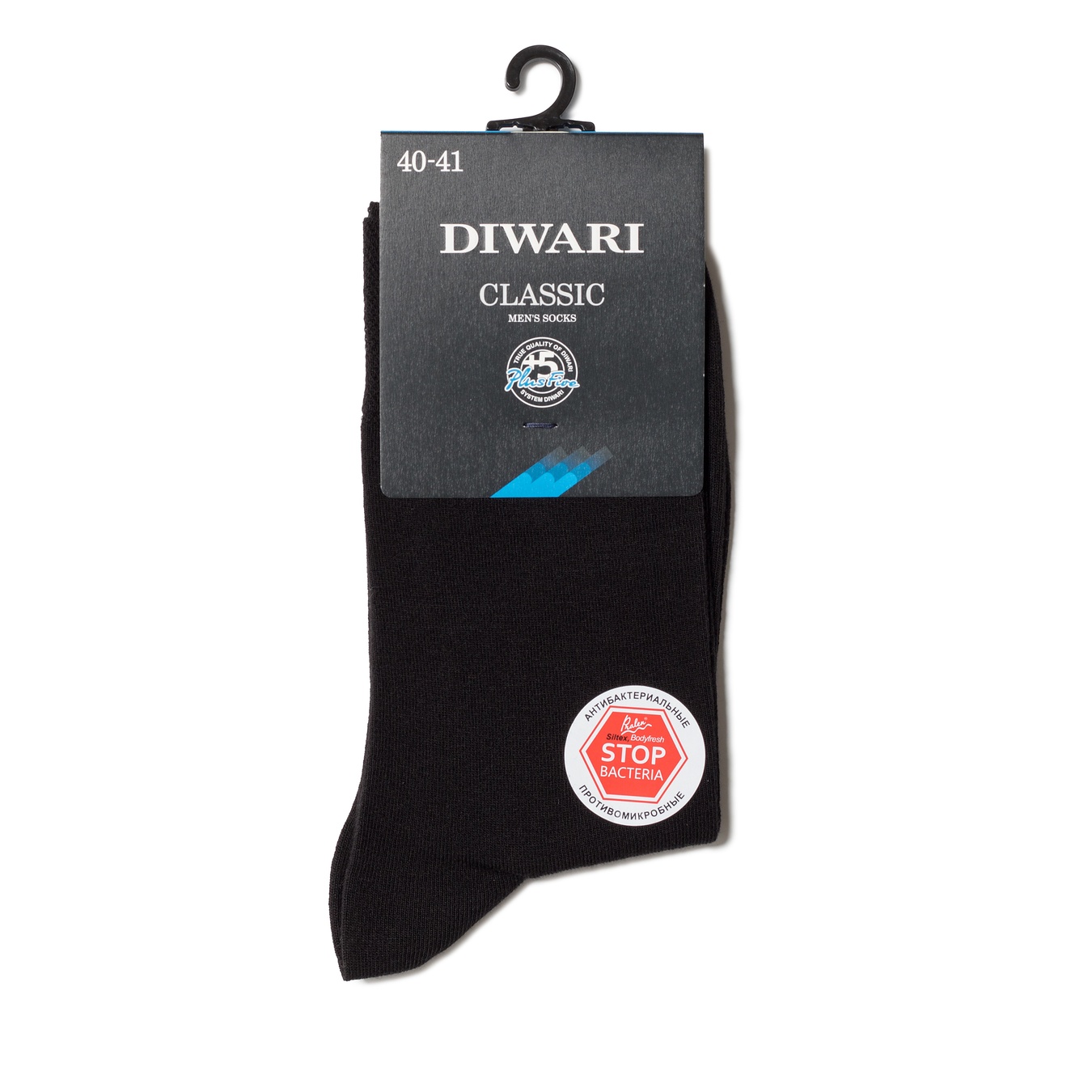 

Носки мужские Diwari Classic антибактериальные р.27 000 черный 7С-40СП