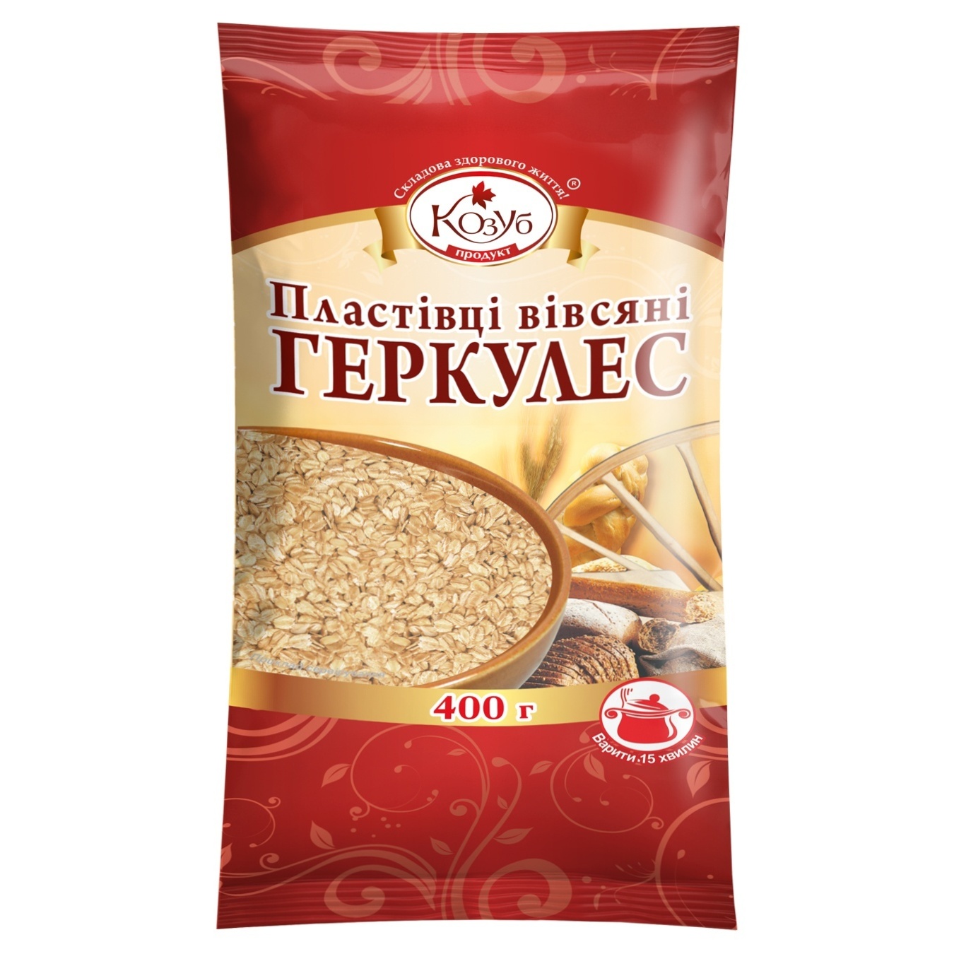 

Хлопья Козуб Геркулес овсяные 400г