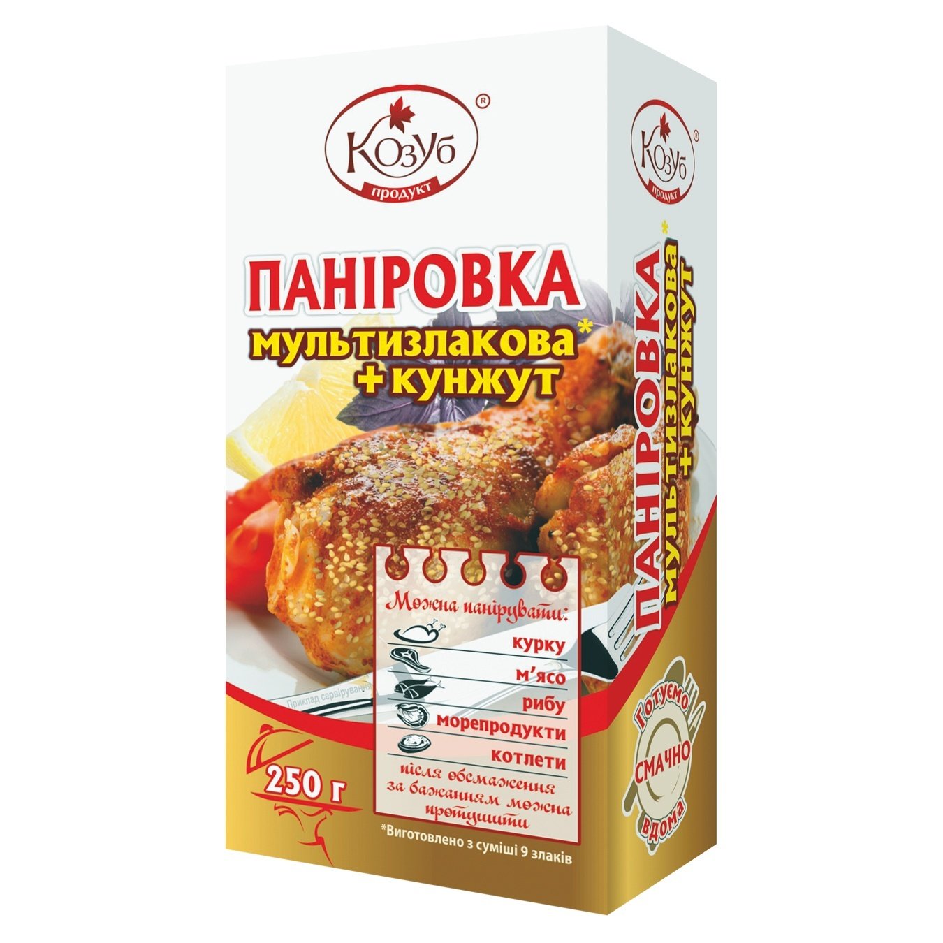 

Панировка Козуб мультизлаки+кунжут 250г