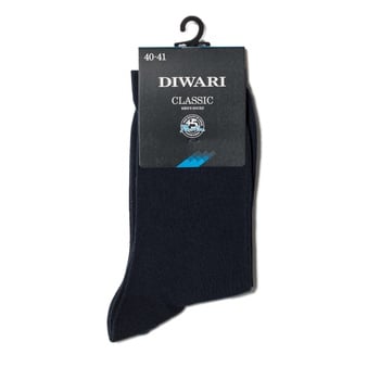 Diwari Classic Men's Socks s.27 000 dark blue 5C-08SP - buy, prices for MegaMarket - photo 1