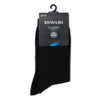 Diwari Classic Men's Socks s.25 000 black 5C-08SP