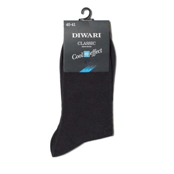 Diwari Classic Cool Effect Men's Socks s.27 000 graphite 7C-23SP - buy, prices for ULTRAMARKET - photo 1