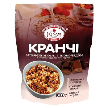 Crunches Kozub with Chocolate 300g - buy, prices for MegaMarket - photo 1