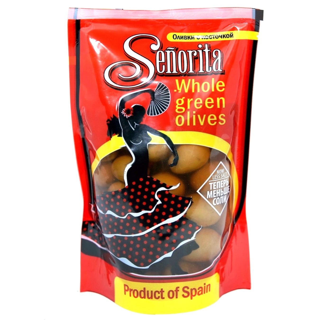 

Оливки Senorita с косточкой 170г