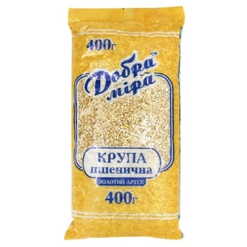 Dobra Mira Golden Artek Wheat Groats 400g - buy, prices for NOVUS - photo 1