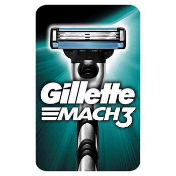 Gillette Mach3 Shaving with 1 Replaceable Cartridge Razor - buy, prices for - photo 13