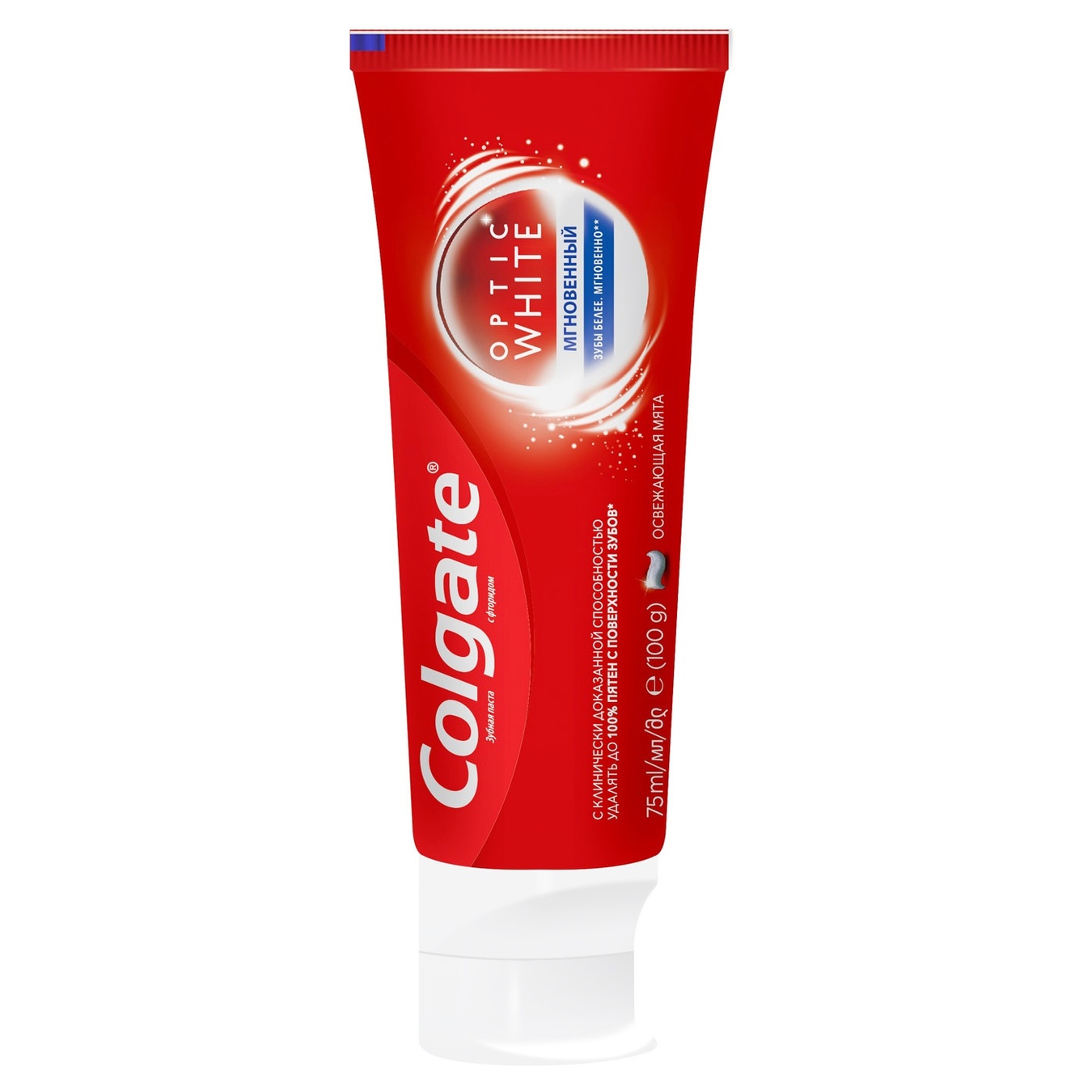 

Зубная паста Colgate Optic White Мгновенный отбеливающая 75мл