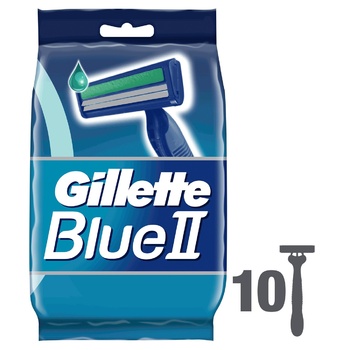 Gillette Blue II disposable razors 10pcs - buy, prices for - photo 9