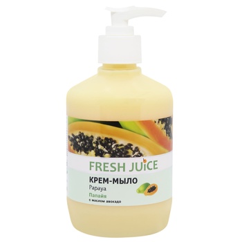 Крем-мило рідке Fresh Juice Papaya 460мл - купити, ціни на МегаМаркет - фото 2