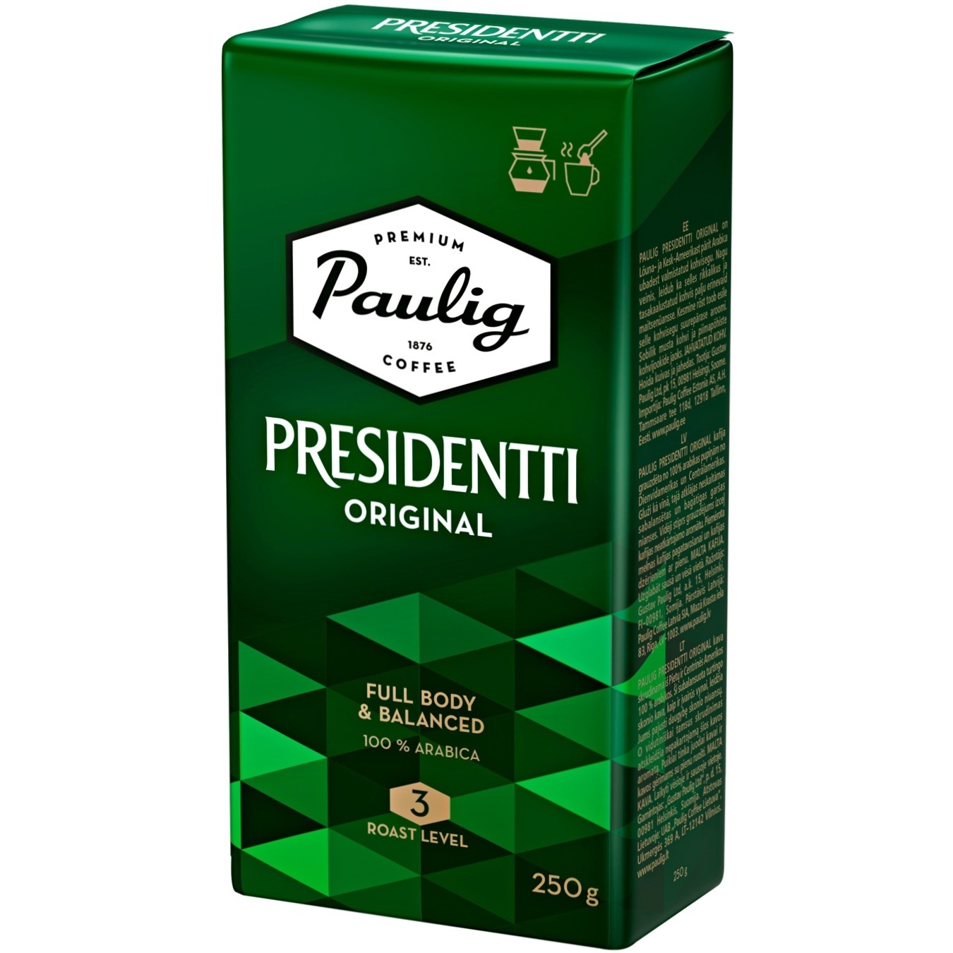 

Кофе Paulig President молотый 250г