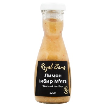 Royal Jams Sauce Lemon + Ginger + Mint Chile 160ml - buy, prices for MegaMarket - photo 1