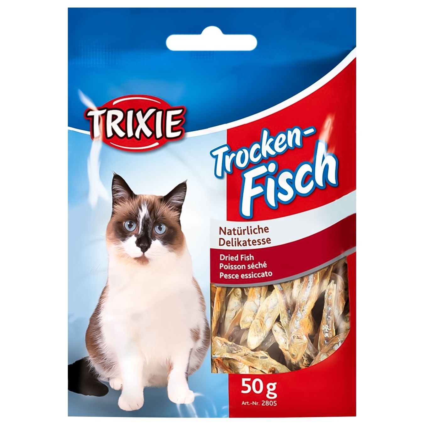 

Лакомство Trixie анчоус сушеный для кошек 50г