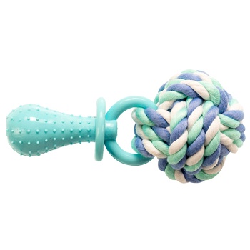 GimDog Dent Plus Rope Knot  with Spikes Toy 14cm