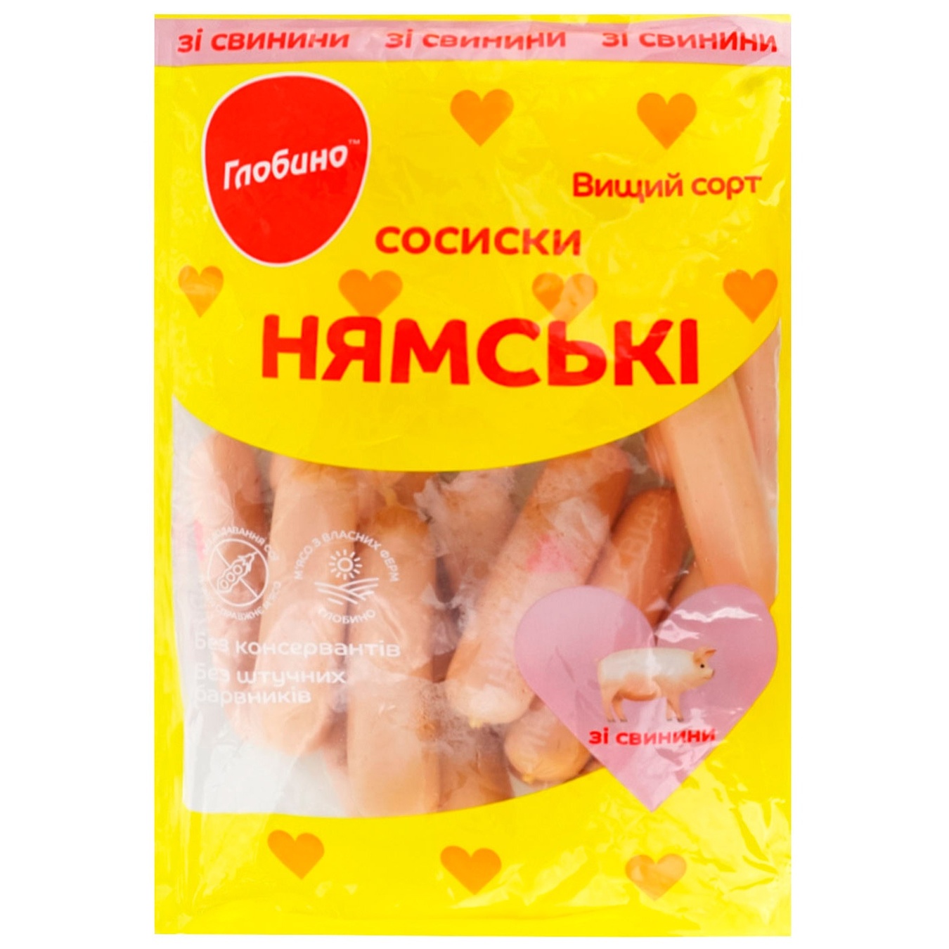 

Сосиски Глобино Нямские из свинины