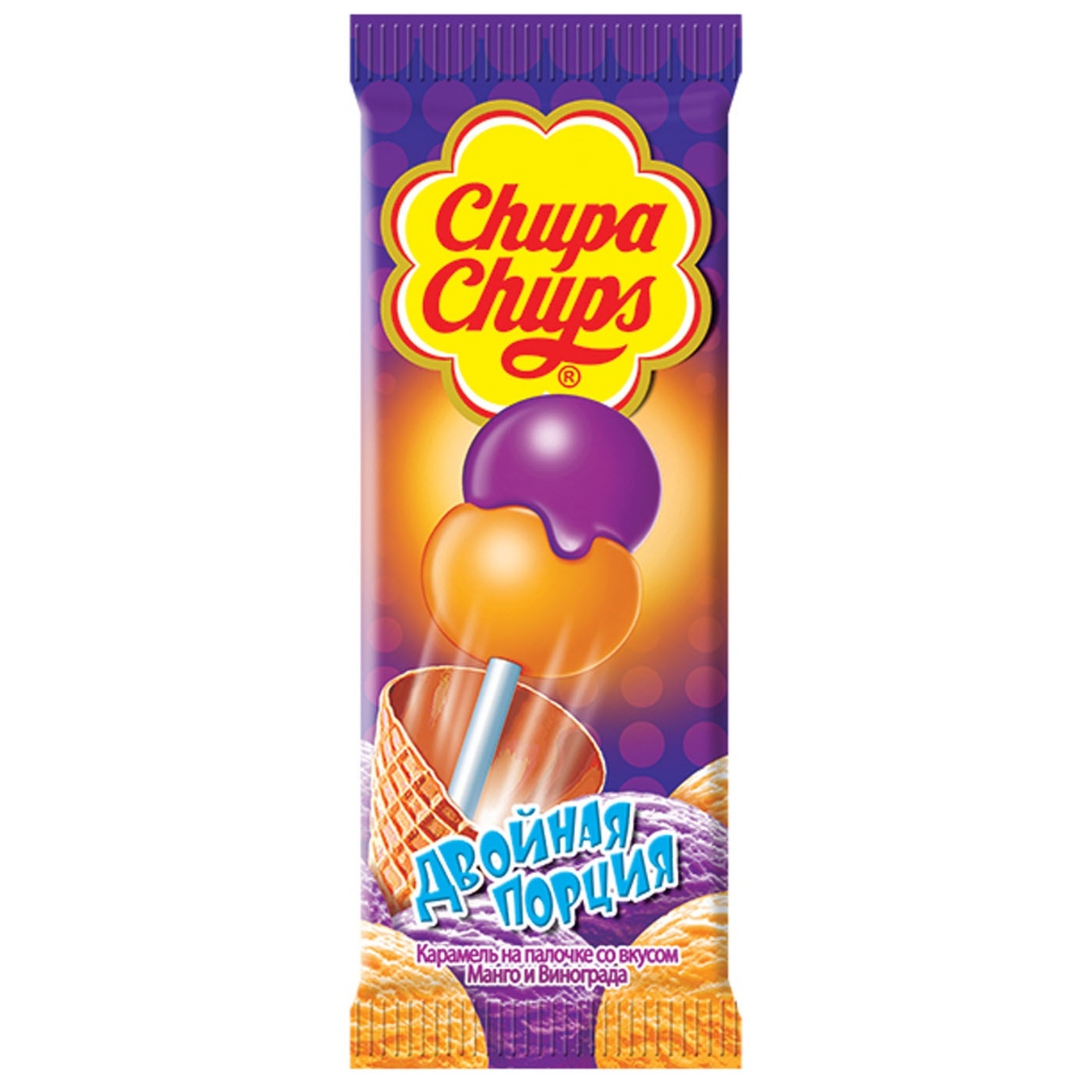 

Карамель Chupa Chups Двойная порция 16,8г