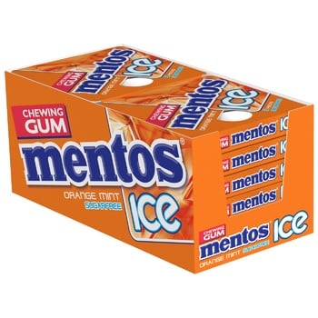 Жевательная резинка Mentos со вкусом апельсина и мяты 12,9г - купить, цены на Auchan - фото 2