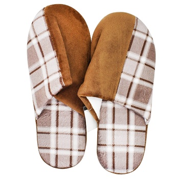 Zed Checkered Mens Indoor Slippers s.40-45 - buy, prices for EKO Market - photo 1