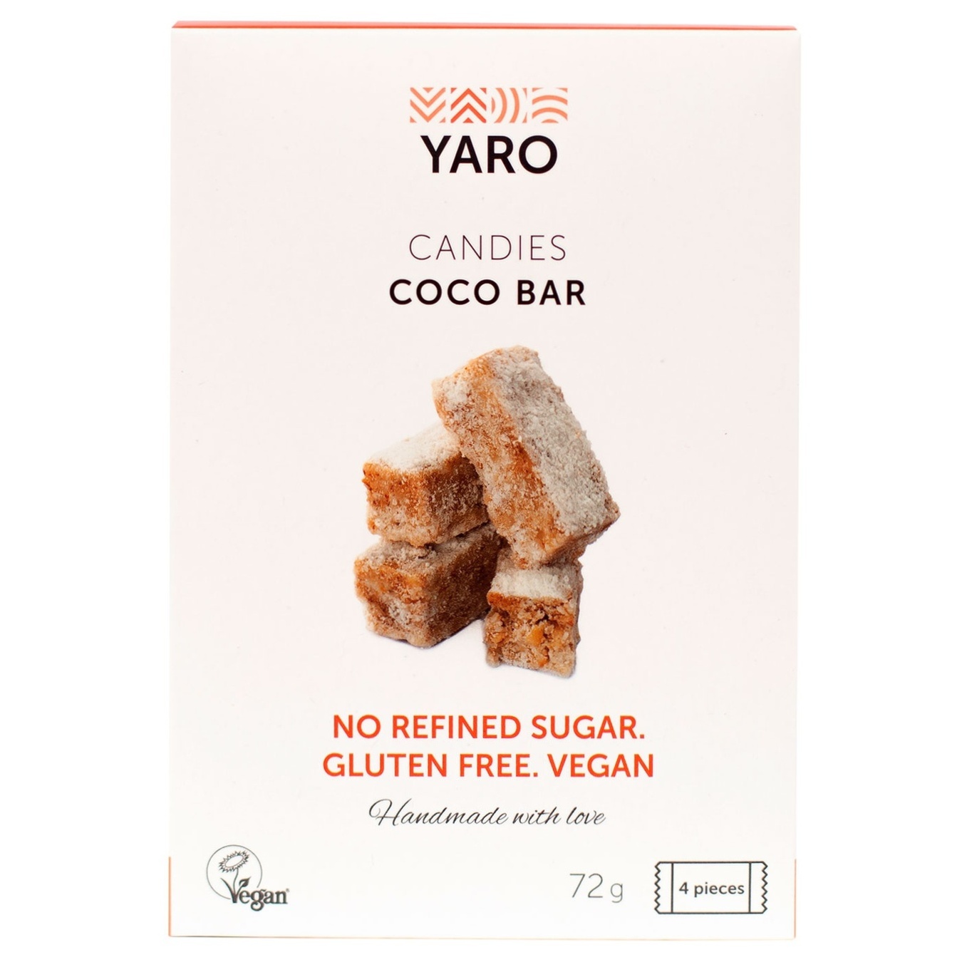 

Конфеты Yaro Vegan Кокос 72г