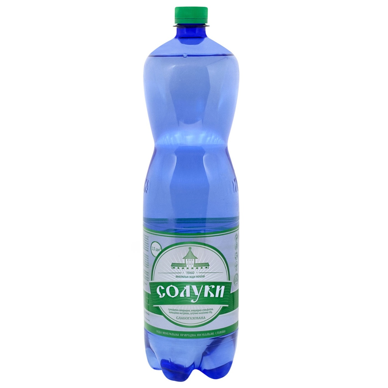 

Вода Солуки минеральная слабогазированная 1,5л
