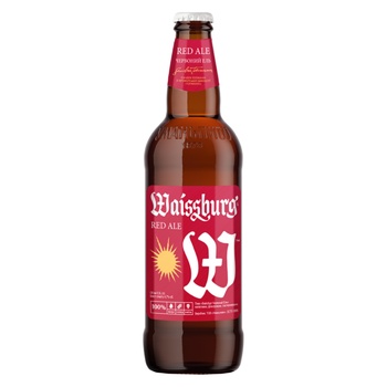 Waisburg Red Ale Beer 0.5l - buy, prices for MegaMarket - photo 1