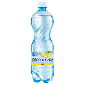 Obolonska Carbonated Water with Lemon 2l - buy, prices for EKO Market - photo 1