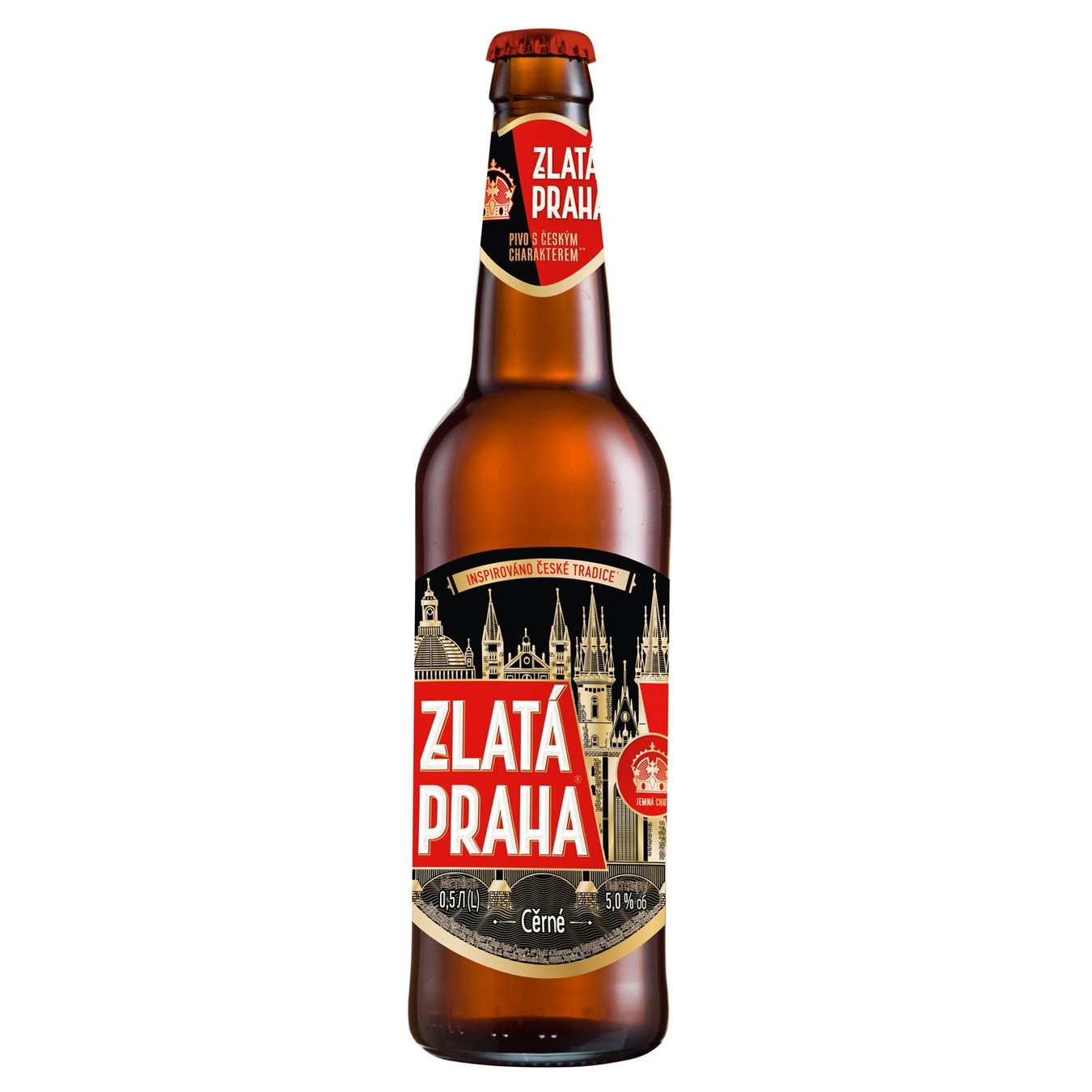 

Пиво Zlata Praha темное 4,1% 0,5л