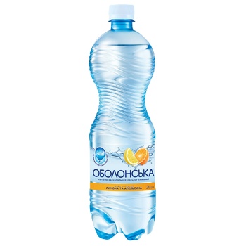 Obolonska Lemon and Orange Flavored Highly Carbonated Mineral Water 2l - buy, prices for ULTRAMARKET - photo 1