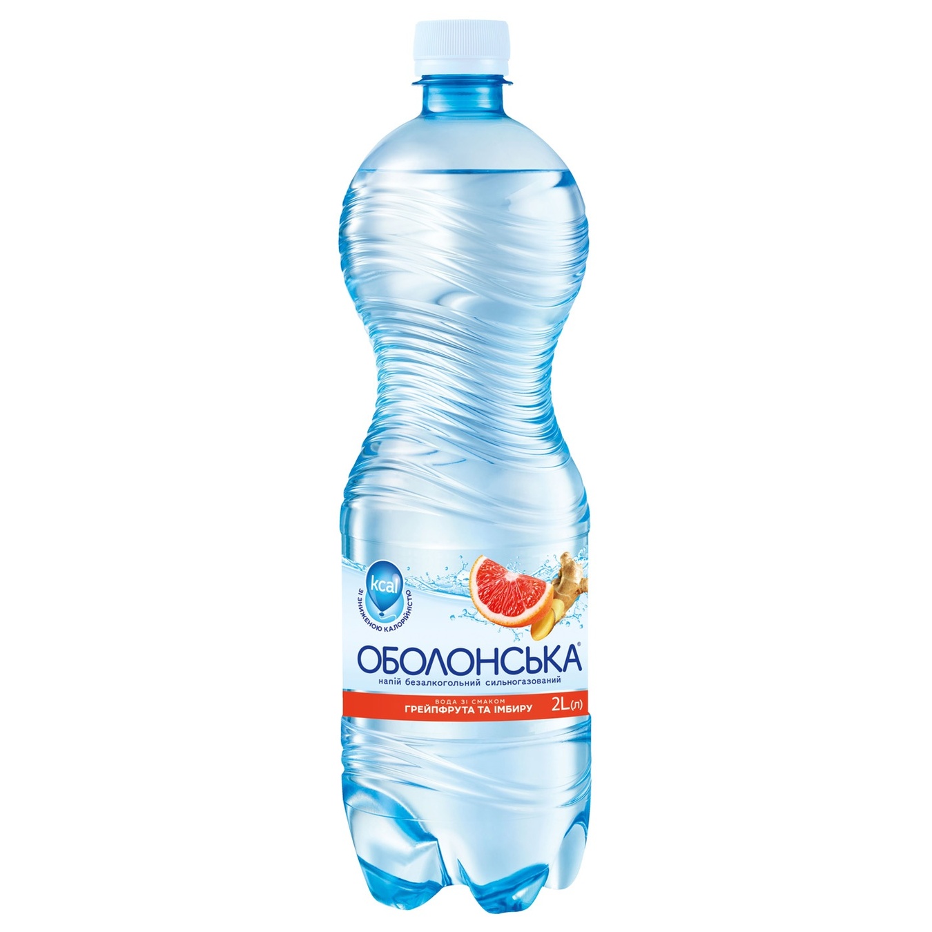 

Вода Оболонская со вкусом грейпфрута и имбиря сильногазированная 2л