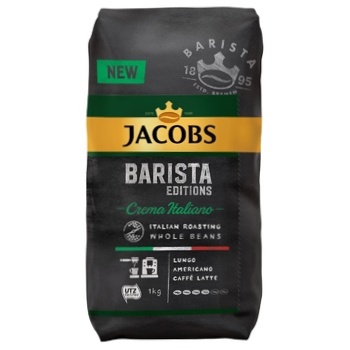 Кава Jacobs Barista Italiano зернова 1кг - купити, ціни на NOVUS - фото 3