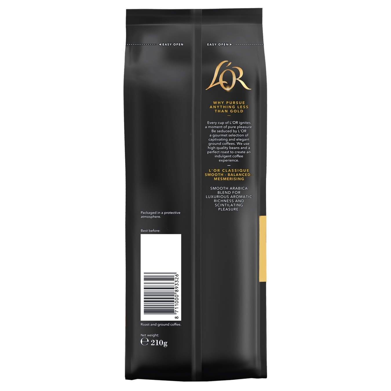 

Кофе L'or Classique молотый 210г