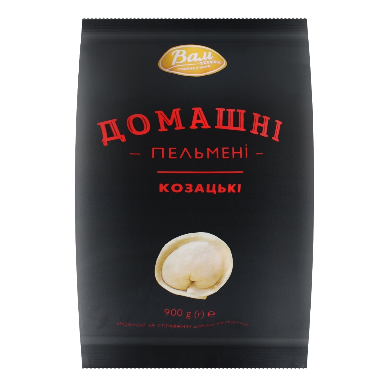 

Пельмени Вам вкусно с нами Домашние Казацкие 900г
