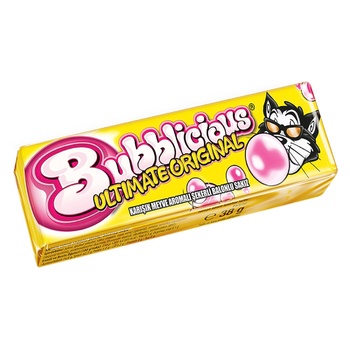 Bubblicious Ultimate Original Chewing Gum 38g - buy, prices for Auchan - photo 1