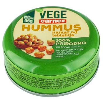 Vege Carnex Classic Humus 95g - buy, prices for Auchan - photo 1