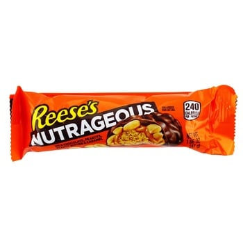 Батончик Reese's Nutrageous 47г - купити, ціни на МегаМаркет - фото 1