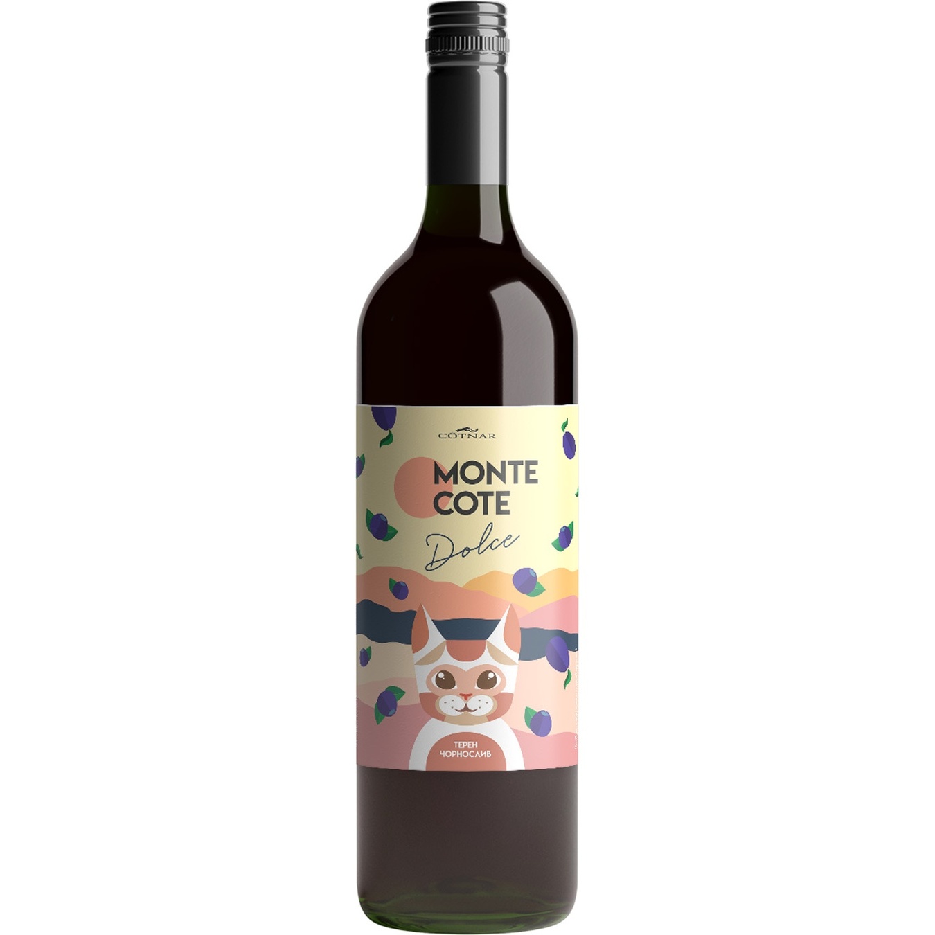 Вино Cotnar Monte Cote Dolce алыча-слива белое сладкое 13% 0,75л - заказать  лучшие с NOVUS