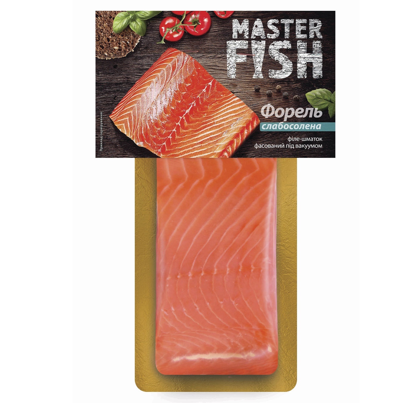 

Форель Master Fish филе-кусок на коже слабосоленая 240г