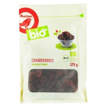 Auchan Cranberry Bio 175g