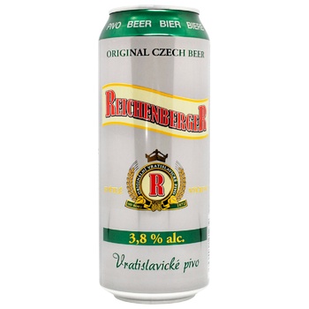 Konrad Reichenberger Light Beer Can 3.8% 0.5l - buy, prices for Vostorg - photo 1