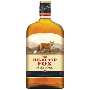 Настоянка The Highland Fox Blended 100% Whiskey 0,5л - купити, ціни на NOVUS - фото 1